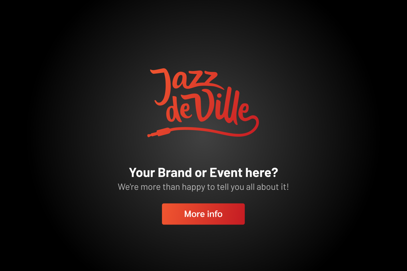 Jazz de ville advertise